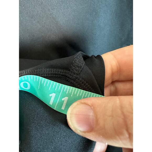 Adidas black leggings, sheer design packets, Capri activewear Athleisure casual - Picture 9 of 12